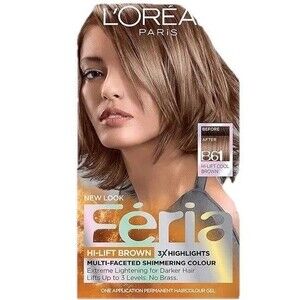 Loreal Paris Feria Permanent Hair Color B61 Downtown Brown